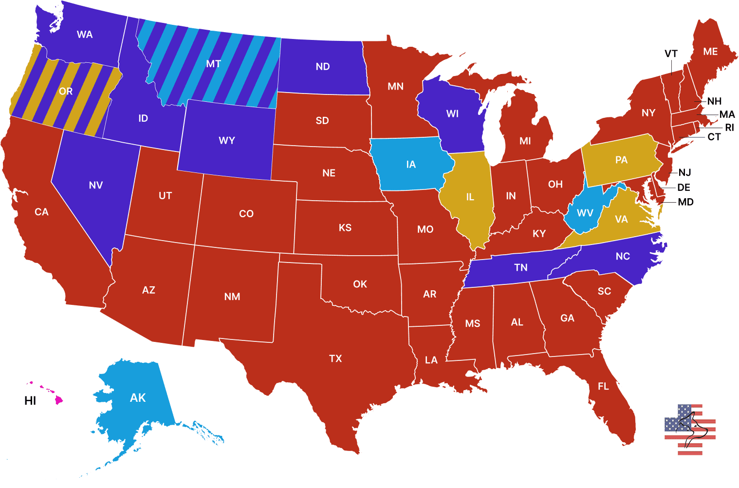 US Service Animal Laws Map